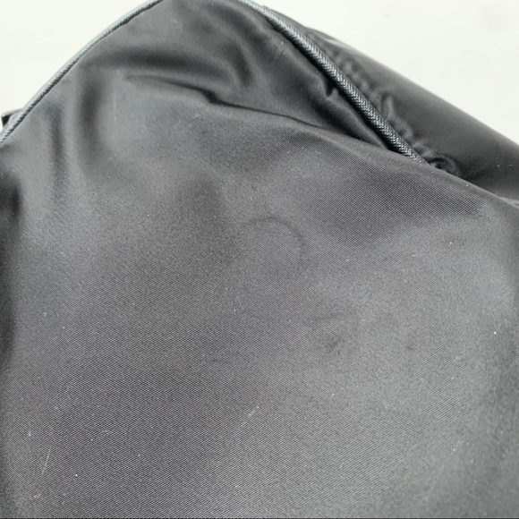 JPK Paris 75 Nylon Shoulder Bag Purse Black Gold Hardware - Picture 11 of 12